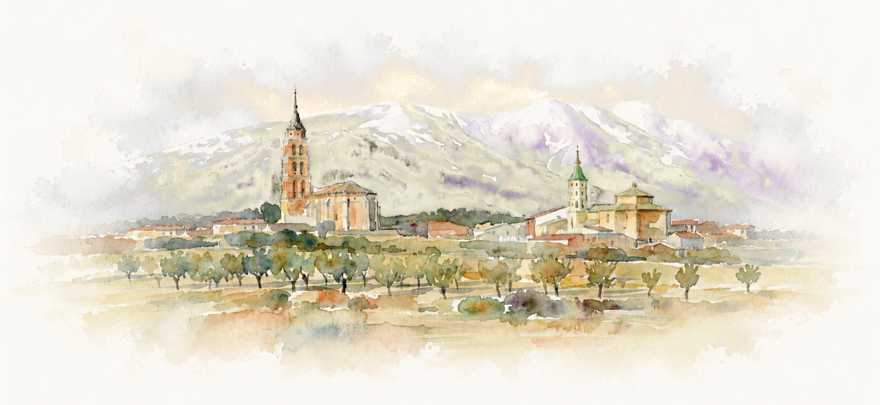 Ilustración pueblo